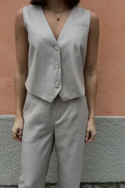 Object Objlisa Re Short Waistcoat< Veste