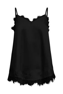 Object Objnaline Reg Slip Lace Top Vip 26< T-Shirts & Toppe