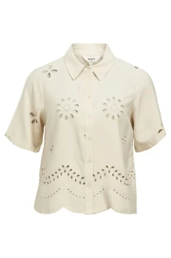 Object Objnoelle Re S/S Shirt 138< Bluser & Skjorter|Ammevenligt Tøj