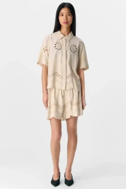 Object Objnoelle Re S/S Shirt 138< Bluser & Skjorter|Ammevenligt Tøj