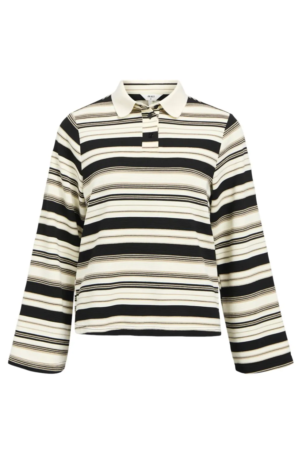Object Objpollo L/S Polo Top Dfw< Bluser & Skjorter