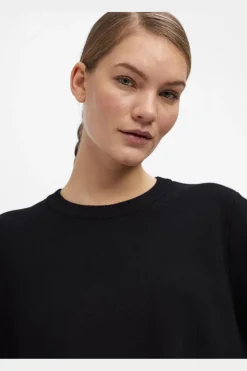 Object Objreynard Square Sleeve O-Neck< Bluser & Skjorter|Strik