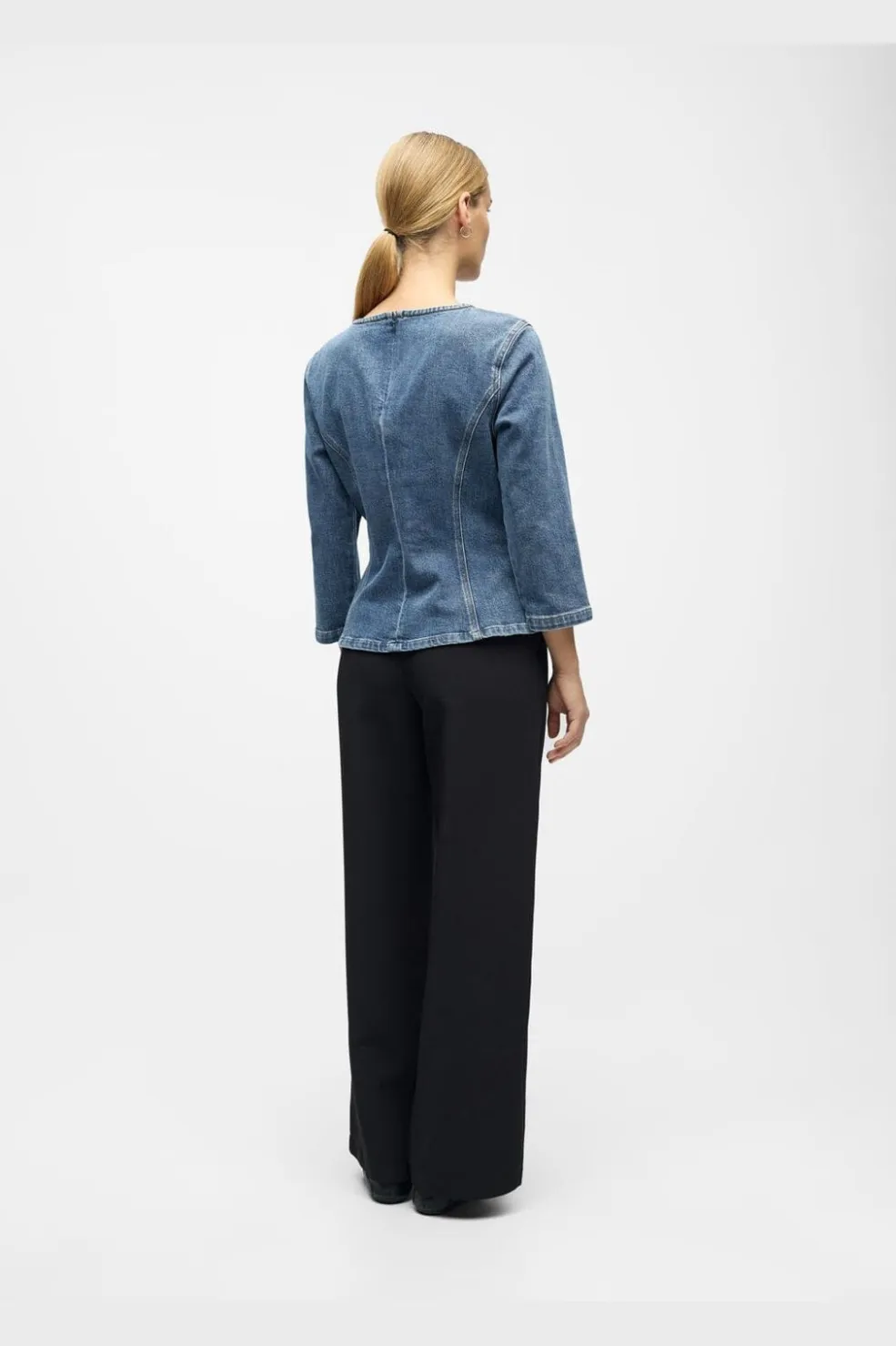 Object Objrosie 2/4 Re Sculpture Top Aw Fair 25< Bluser & Skjorter