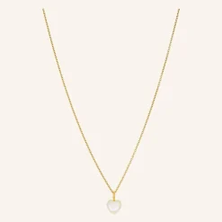 Pernille Corydon Jewellery Ocean Heart Necklace n-387-gp -< Halskæder