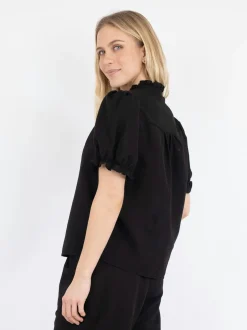 Odesa Linen Blouse*Neo Noir Outlet