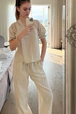 Neo Noir Odesa Linen Blouse< Bluser & Skjorter|Sæt 🛍️