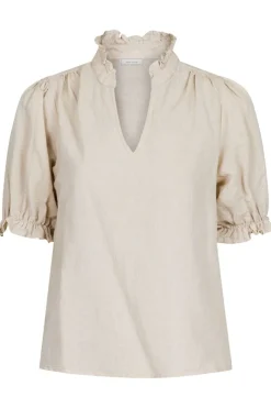 Neo Noir Odesa Linen Blouse< Bluser & Skjorter|Sæt 🛍️