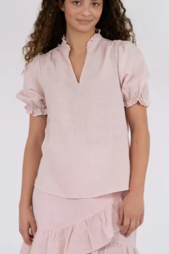 Odesa Linen Blouse*Neo Noir Discount