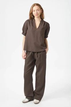 Odesa Linen Blouse 160264*Neo Noir Online