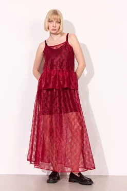 Hunkøn Ofelia Skirt 25926< Sæt 🛍️|Nederdele