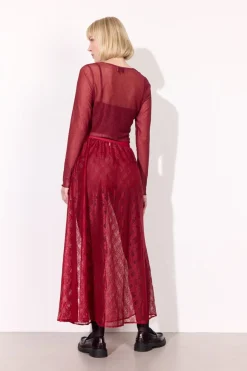 Hunkøn Ofelia Skirt 25926< Sæt 🛍️|Nederdele