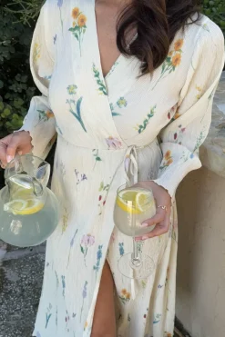 Ofeliaic Long Wrap Dress*BYIC Hot