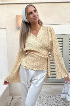 Ofeliaic Wrap Shirt A23939*BYIC Sale