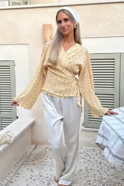 Ofeliaic Wrap Shirt A23939*BYIC Sale