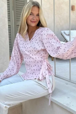 Ofeliaic Wrap Shirt A23939*BYIC Clearance