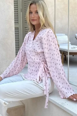 Ofeliaic Wrap Shirt A23939*BYIC Clearance