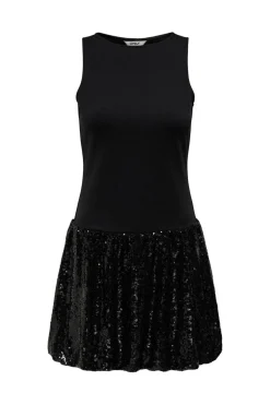 Oha Sl Sequins Balloon Dress*Only Outlet