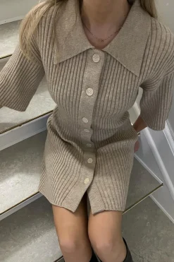 BYIC Oliviaic Knit Dress 1199< Kjoler|Ammevenligt Tøj
