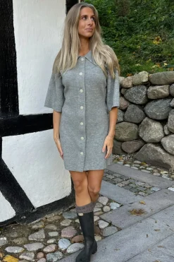 BYIC Oliviaic Knit Dress H105-1< Kjoler|Ammevenligt Tøj