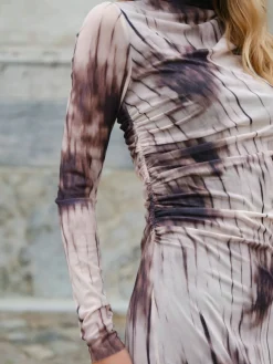 Neo Noir Onessa Faded Mesh Dress 166016< Kjoler