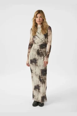 Neo Noir Onessa Faded Mesh Dress 166016< Kjoler