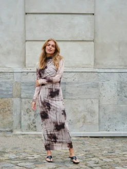 Neo Noir Onessa Faded Mesh Dress 166016< Kjoler