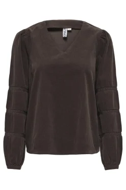 Onlaime L/S Cord Tape Blouse Ox*Only New