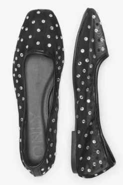 Only Shoes Onlakira-4 Mesh Studs Ballarina< Ballerinaer