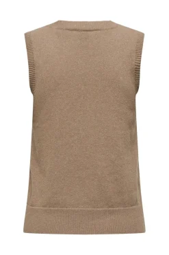 Only Onlama Life Sl V-Neck Vest Cc Knt< Strik|Bluser & Skjorter