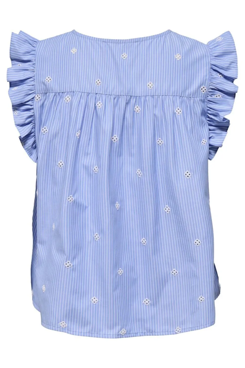 Only Onlamanda Sl Emb Top 15341412< T-Shirts & Toppe|Ammevenligt Tøj