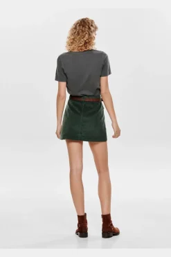 Only Onlamazing Global Cord Skirt< Nederdele