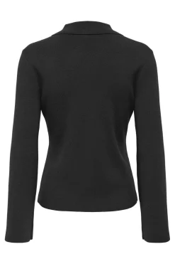 Onlandrea Ls Zip Polo Cardigan Knt*Only Online