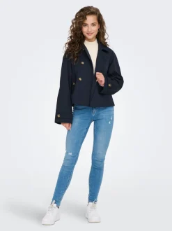 Only Onlapril Short Trenchcoat< Overtøj & Jakker