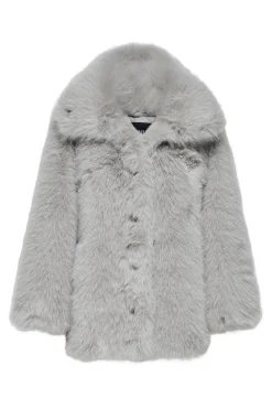 Only Onlashia Life Faux Deco Fur Coat< Overtøj & Jakker