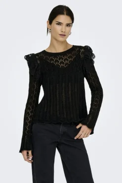 Onlashley Ls O-Neck Mix Knt*Only Outlet