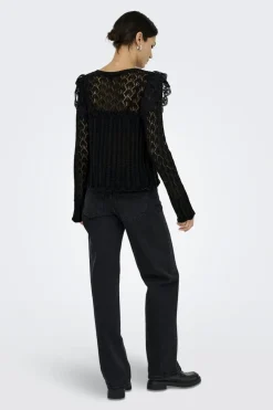 Onlashley Ls O-Neck Mix Knt*Only Outlet