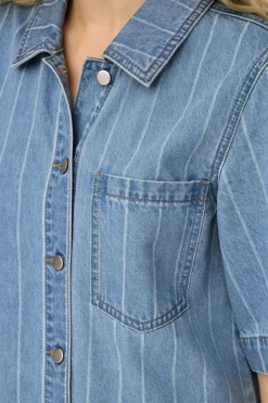 Only Onlasta S/S Stripe Dress Gua 15355054< Kjoler|Ammevenligt Tøj