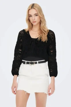 Onlbeach Life 7/8 Tie Cardigan Knt*Only Best