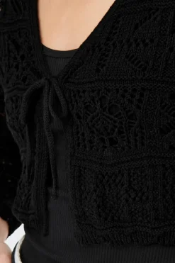 Onlbeach Life 7/8 Tie Cardigan Knt*Only Best