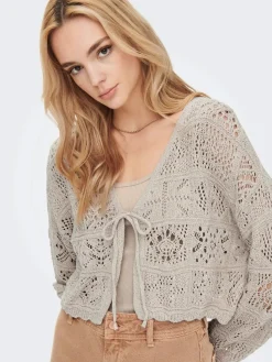 Onlbeach Life 7/8 Tie Cardigan Knt*Only Hot