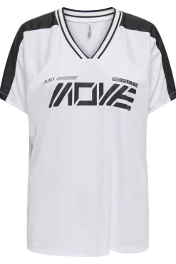 Only Onlbella S/S Sport V-Neck Top< T-Shirts & Toppe