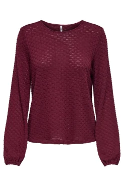 Only Onlbelle Life L/S Top< T-Shirts & Toppe