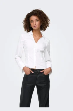 Only Onlbeya Ls Fitted Hook Shirt< Bluser & Skjorter|Ammevenligt Tøj