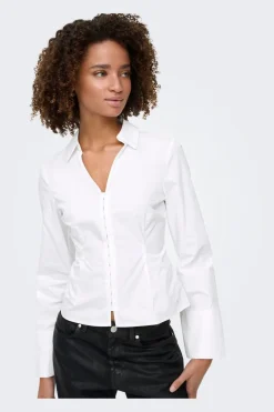Only Onlbeya Ls Fitted Hook Shirt< Bluser & Skjorter|Ammevenligt Tøj