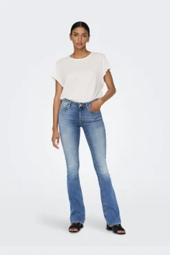 Only Onlblush Mid Flared< Bukser, Jeans & Leggings