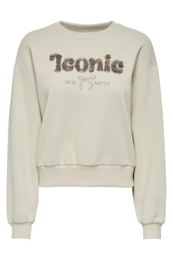 Only Onlbonet L/S O-Neck Swt< Sweatsæt & Comfy Wear|Bluser & Skjorter