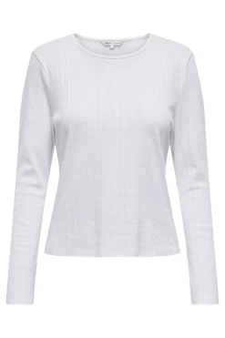 Only Onlbremen O-Neck L/S Top Moch< Bluser & Skjorter
