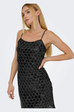 Onlbrielle Strap Sequins Dress*Only Outlet