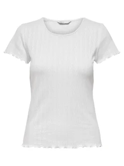 Only Onlcarlotta SS Top< T-Shirts & Toppe