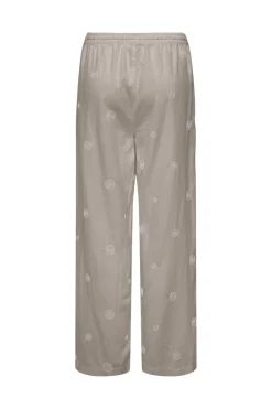 Only Onlcaro Linen Bl Emb Wide Pant Cc< Sæt 🛍️|Bukser, Jeans & Leggings